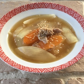 玉ねぎと人参の春雨煮♪